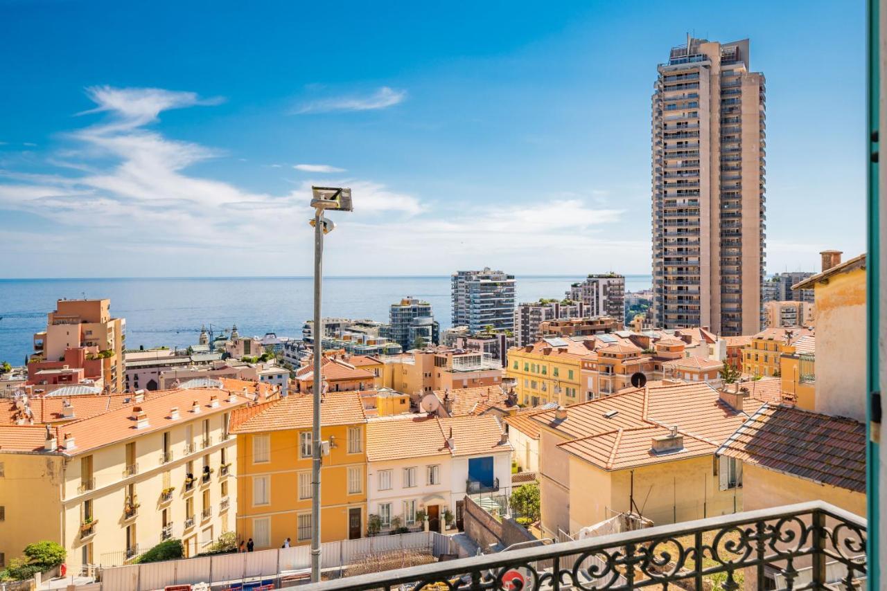 Frontiere De Monaco - Balconnet Vue Mer - Ba Leilighet Beausoleil Eksteriør bilde