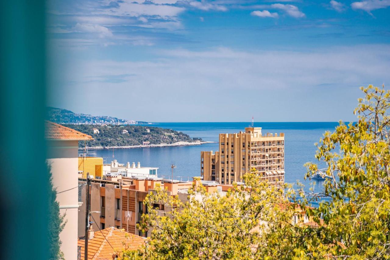 Frontiere De Monaco - Balconnet Vue Mer - Ba Leilighet Beausoleil Eksteriør bilde